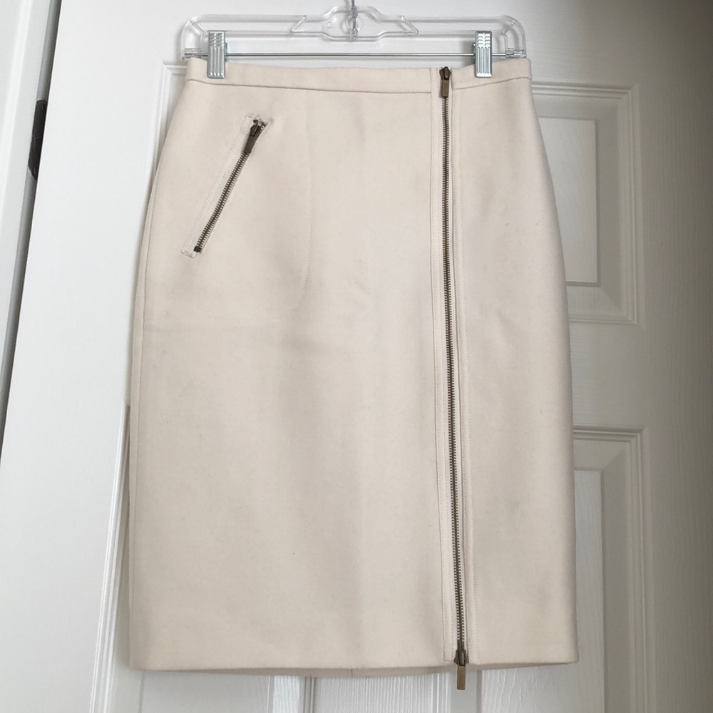 J. Crew Pencil Skirt with Zipper Detail